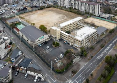 施工実績を追加しました<br/>【唐崎中学校長寿命化改良等工事】