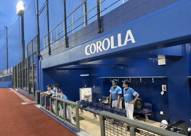 2月竣工の野球場にて 練習試合を行いました☆